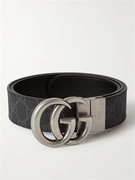 gucci reversible belt mens black and brown|Gucci marmont belt reserved.